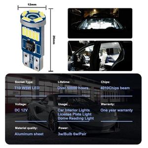 Décodeur de lumière LED pour voiture, lumière de stationnement T10 4014 15SMD CANbus, lumière de plaque d'immatriculation W5W - Product Image 6