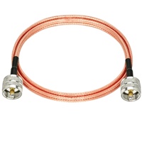 Câble coaxial pigtail d'usine 50 Ohms RG316 RG142 RG400 UHF PL-259 Mâle-Mâle pour antenne radio et test RF