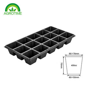 Plateau de semences en plastique durable <span class=keywords><strong>pour</strong></span> <span class=keywords><strong>gouttière</strong></span> NFT Plateau rectangulaire <span class=keywords><strong>pour</strong></span> serre hydroponique fraise PS PET Steel - Product Image 3