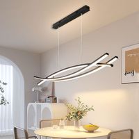 Luminaire Suspendu Plafonnier LED Circulaire Minimaliste Nordique pour Restaurant, Salle à Manger et Décoration Intérieure