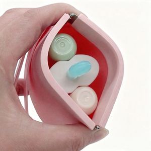 Multifunctional Silicone Makeup <b>Pouch</b> <b>Mini</b> Beauty Accessories Storage Bag - Product Image 3