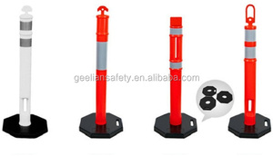 Señal de estacionamiento de carretera poste de advertencia, advertencia de seguridad vial PVC Flexible tráfico delineador <span class=keywords><strong>Post</strong></span>/muelle de advertencia <span class=keywords><strong>Post</strong></span> / <span class=keywords><strong>Flex</strong></span> Bollard - Product Image 3