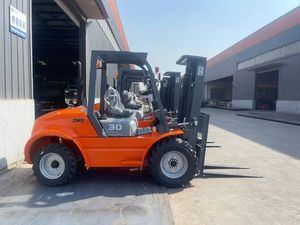 Carretilla elevadora todoterreno HSLLIFT de 3 toneladas, 2WD, <span class=keywords><strong>4WD</strong></span>, Mitsubishi S4S, motor diésel, 3 secciones, 4500MM, carretilla elevadora de combustión interna - Product Image 3