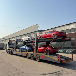 Semi-remorque porte-voitures en acier professionnel, partenaire fiable pour le transport efficace de voitures et de véhicules utilitaires - Product Image 3