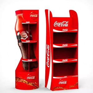 AI-MICH High Quality Acrylic Modern Style Customized Color Floor Display Stand for Retail Beer/<b>Wine</b>/Water/<b>Bottle</b> Display Rack - Product Image 6
