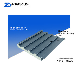 แผ่นหลังคาอลูมิเนียมสมัยใหม่ ทนไฟ กันน้ำ เป็นมิตรกับสิ่งแวด<span class=keywords><strong>ล</strong></span>้อม บ้านสำเร็จรูป วิ<span class=keywords><strong>ล</strong></span><span class=keywords><strong>ล</strong></span>่า เรือนเพาะชำทางการเกษตร - Product Image 1