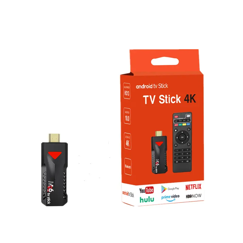 الأحدث 4k + M96 2GB 16GB Allwinner h313 رباعي النواة andid 10 ATV Fire 4.5 Dongle