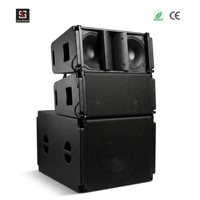 Sistema de Sonido Line Array Compacto Profesional VERA20 de 10 Pulgadas, 1000W de Potencia, Controlador de Video Wall