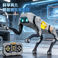 Nouveau chien robot intelligent IA, jouet éducatif intelligent, contrôle par application, commande vocale, téléphone portable en plastique, télécommande, programmation