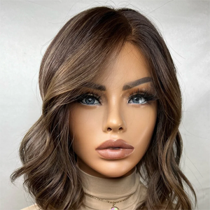 Nueva Llegada de <span class=keywords><strong>Pelo</strong></span> Europeo Resalte Fresco Rubio Ceniza Natural y Realista sin Costuras Forro de Seda Encaje Top Peluca Judía Para Mujeres - Product Image 1