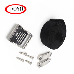 FOYO Support de sangle à boucle en acier inoxydable A316 de haute qualité 1 '* 90' Sangle en nylon pour boîtier de batterie Sangle de maintien du réservoir de carburant Matériel marin - Product Image 2