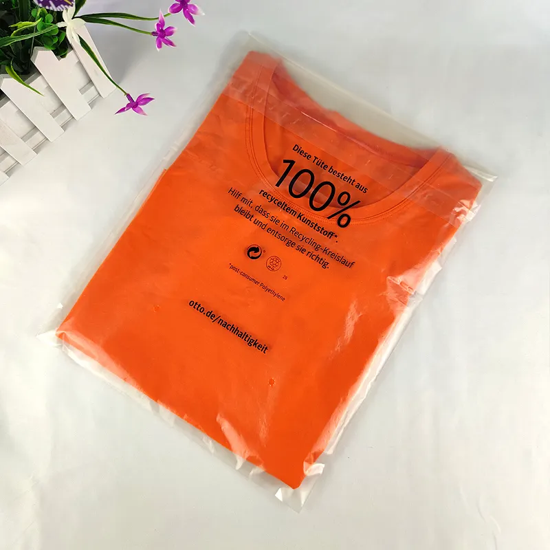 Barato Costume Impresso saco do pe reciclado grs de plástico auto selagem saco personalizado saco de embalagem de roupas