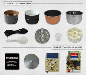Olla a Presión Eléctrica Personalizada de Calidad, 1000 Vatios, 8 Litros, 6 en 1, Olla Presto Manual, Arroz con Pollo, Ajustes Digitales - Product Image 3