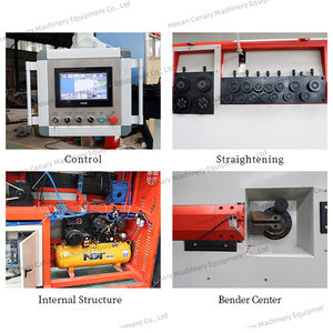 Machine à cintrer les barres d'armature automatique CNC de vente chaude <span class=keywords><strong>cintrage</strong></span> de barres d'<span class=keywords><strong>acier</strong></span> 90/150/min pour le <span class=keywords><strong>cintrage</strong></span> de cerceau d'étrier - Product Image 4