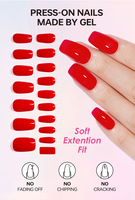 Bandes de vernis à ongles personnalisées Huizi Design mixte 3D Gel Nail Art Wraps Sticker & Decals