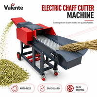 Machine à hacher le foin électrique ou diesel à petite échelle avec lames en acier de qualité industrielle pour l'alimentation animale