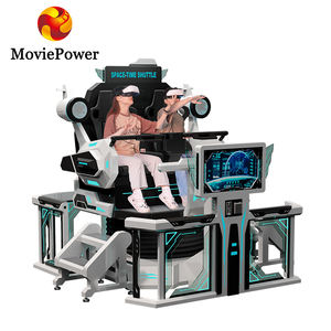 屋内遊具 9D 360°VR回転 2人乗りUFOローラーコースター フライング9D VRシネマシミュレーター - Product Image 2