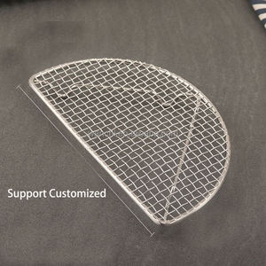 Acier inoxydable 304 Barbecue Grill Demi-Rond Tempura Friteuse Rack Porc Escalope Graisse Séparation Japonais Poêle Grille <span class=keywords><strong>Vaisselle</strong></span> - Product Image 2