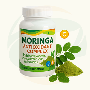 Kapsul Ekstrak Daun Kelor Organik Private Label OEM Laris Manis, Meningkatkan Metabolisme Energi, Suplemen Imunitas, Makanan Kesehatan Dewasa - Product Image 1