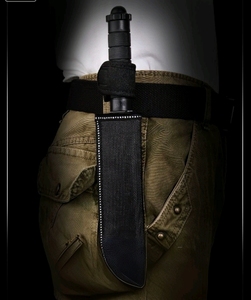 Coltello da Macellaio Professionale in Acciaio Inossidabile Resistente - Mannaia Professionale per Tagliare Carne e Ossa 19D10 - Product Image 3