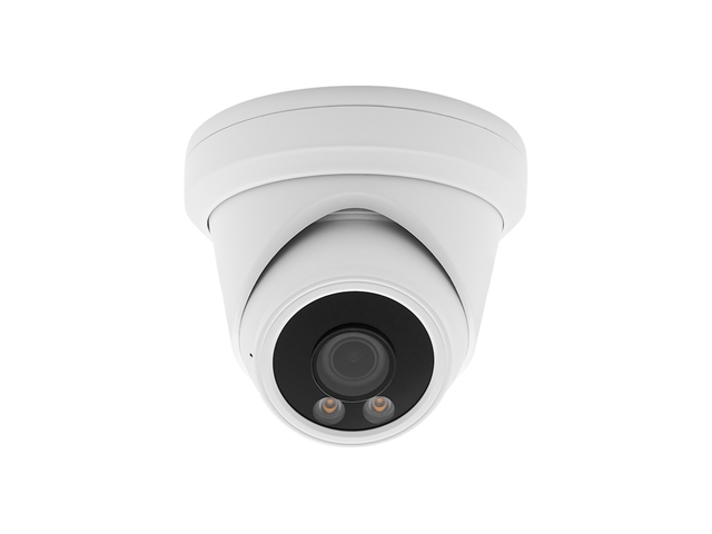 YCX H-ik Mini Smart 4K IP CCTV Security Camera System Kit 2.8mm Lens Turret Full Color Vu Audio AI Night Vision Function CMOS