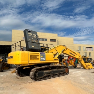 Excavatrice hydraulique Komatsu PC400 d'occasion, excavatrice sur chenilles robuste, prête à l'emploi, en stock - Product Image 3