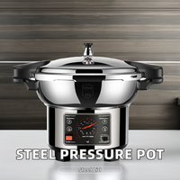 Casserole à pression en acier inoxydable compatible induction NB FAVOUR avec revêtement antiadhésif, accessoires de cuisine