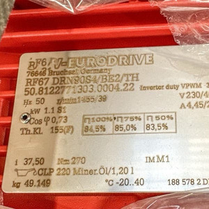 Engranaje de Espuela Duradero Apto para EuroDrive RF67 DRN90S4/<span class=keywords><strong>BE2</strong></span>/TH, Larga Vida Útil - Product Image 1