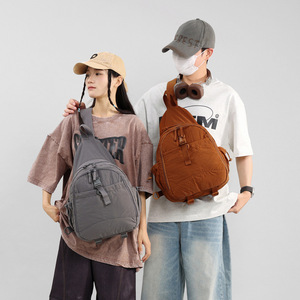 Unisex Sports <b>Backpack</b> with Candy Pattern Zipper Closure Casual Travel <b>Satchel</b> Shoulder Crossbody Bag for Multiple Scenarios - Product Image 3