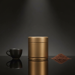 RTS Small Round Food Grade Tinplate <strong>Chocolate</strong> and Candy Airtight Screw Cap Sealed <strong>Tin</strong> Box with Custom Printing - Product Image 3
