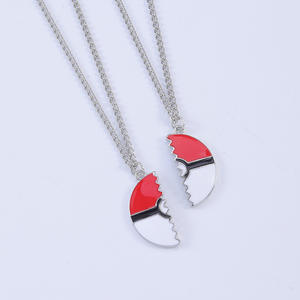 만화 목걸이 가장 친한 친구 목걸이 패션 보석 우정 목걸이 선물 도매 - Product Image 2