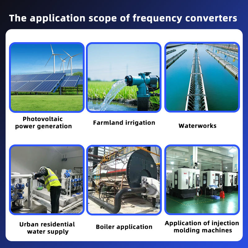 Solar Water Pump Inverter 750W Single Phase Variable Frequency Drive Nominal Voltage 220V Solar VFD Pump DC Drive
