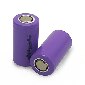 Batería de litio 18350, pila recargable de 3,7 v, <span class=keywords><strong>1100mah</strong></span>, celda de batería de iones de litio Aa - Product Image 2