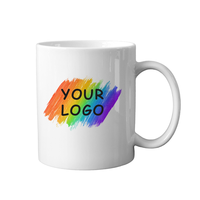 Mugs en Céramique de 11 oz en Gros, Tasses en Porcelaine Blanches Simples Vierge pour Sublimation, Mugs à Café et Thé en Céramique Personnalisables avec Logo