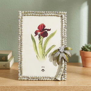 Digital Photo <b>Pictures</b> <b>Frame</b> Zinc Alloy Green 4x6 Inches - Product Image 2