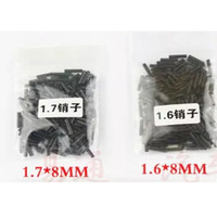 1.6MM 1.7MM 200 PCS/sac voiture pliant clé ouverture broche fixation broche aiguille espion acier inoxydable serrurier outils
