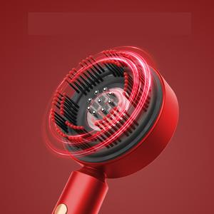 Peine Masajeador Eléctrico de Luz Blanca ABS+Silicona Portátil, Aplicador de Esencia, Herramienta para Masaje del Cuero Cabelludo, Cuidado Capilar Confortable - Product Image 2