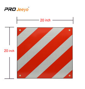 20*20 بوصة حركة المرور على الطرق السلامة أحمر أبيض عاكس الألومنيوم تحذير علامة - Product Image 2