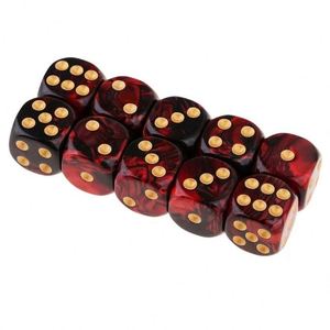 Dado Acrílico Personalizado con Diseño de Perlas, Redondeado, de Doble Color, de 16 mm, D6 - Product Image 2