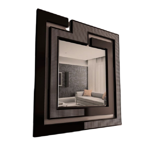 Marco de Espejo Cuadrado de Madera Moderno, Diseño Elegante, Ligero y Duradero para Pared de Baño y Decoración del Hogar - Product Image 4