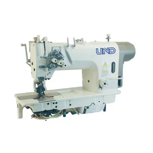 UND-8430D-PL trực tiếp ổ đĩa ba kim lockstitch máy may với puller máy may công nghiệp máy may