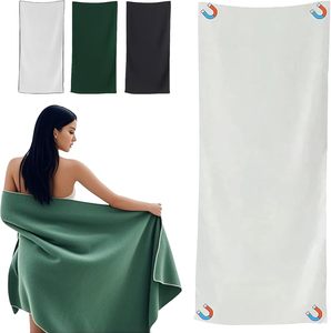 Hot bán 350GSM ngoài trời sợi nhỏ khăn màu rắn mô hình tích hợp từ gần hơn sợi nhỏ khăn cho xe thay đổi - Product Image 1