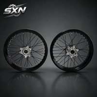 Roues de moto électrique tout-terrain neuves, noires, très vendues, compatibles avec Talaria Sting MX3/MX4, 1.6x19 2.15x16 pouces