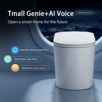 WC intelligent électrique avec bidet intégré et capteur automatique
