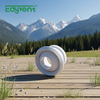 Diffuseur de ventilation circulaire moderne en plastique ABS, grille de sortie d'air 75mm-630mm pour système CVC et entrepôt