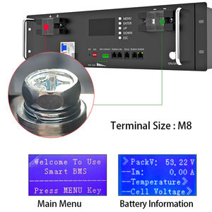 Sunnal SNA-51100-3U-10 <span class=keywords><strong>Us2000C</strong></span> Lifepo4 51.2V 51.2Ah-100Ah Batería de Carga para Vehículos Eléctricos de CC de Plástico, Sistema de Almacenamiento de Energía de Alto Voltaje, 6000 Ciclos - Product Image 6