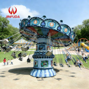 Silla Voladora Azul de <span class=keywords><strong>Cuento</strong></span> de Hadas para 24 Personas, Atracción de Parque de Diversiones al Aire Libre, Columpio Giratorio en Venta - Product Image 5