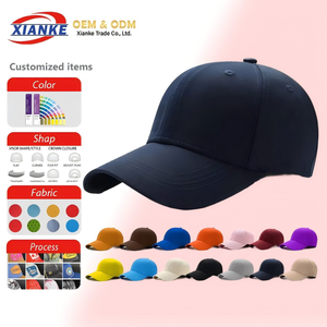 Cappello da Baseball Trucker Snapback da Uomo 2026 OEM XNKY in Cotone Tinta Unita a 6 Pannelli Ricamato di Alta Qualità con Logo Personalizzato - Product Image 1