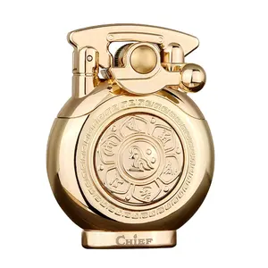 Wholesale rocker buddhist six character truyan pure copper kerosene cigarette lighters windproof