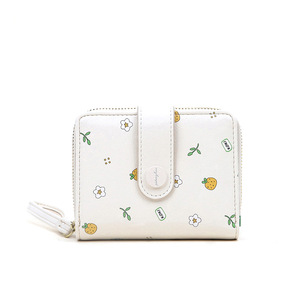 New Flower Girls <b>Wallet</b> Short Zipper Coin Purse Plant <b>Wallet</b> Fashion Versatile Purse for Women Cute <b>Wallet</b> - Product Image 5